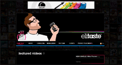 Desktop Screenshot of elitaste.com