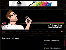 Tablet Screenshot of elitaste.com